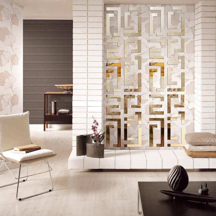 Geometric Designed Reflective Wall Stickers with Striking 3D Effect