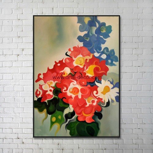 The Swirling Flowers Canvas Oil Painting
